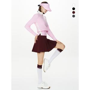 [듀빅]듀빅 여성 엠보 프린트 언발란스 플리츠 큐롯 DF3WCU471