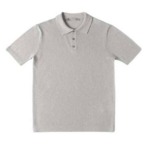 [빠니깔레]MARIO이태리직수입 코튼니트 4COLOR 린넨블랜드 슬림핏반팔카라니트티 f-anit031