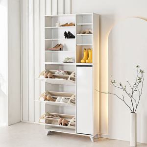 도치 슬림 높은 신발장 900 틈새 좁은 현관 수납장 원룸 (착불)