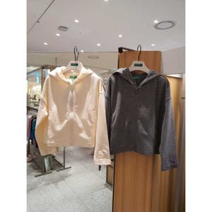 베네통키즈6 코튼 후드 집업 2컬러 3NBMC505E 25F