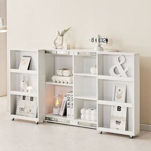 토토 슬라이딩 틈새 수납장 폭좁은 거실 베란다 미니 옷 미닫이 800 (착불)