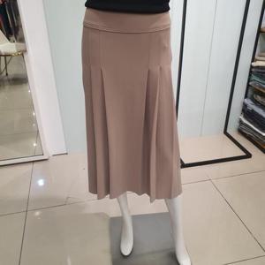 아니베에프 세이브존01 앞주름 H라인 스판스커트 A29WSK510