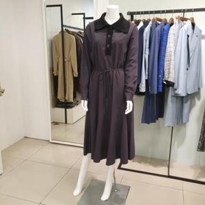 아니베에프 세이브존01 니트카라 밑단프릴원피스 A22WOP540