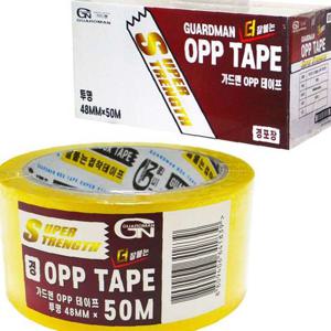 박스테이프 경포장용 투명 50m 50개입 포장테이프