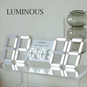 국산 루미너스 프리미엄 에르 5세대 LED 벽시계 벽걸이LED시계 LED벽시계 LED시계 벽걸이시계 무소음벽시계 무소음시계 거실시계 인테리어시계 디지털벽시계 고급벽시계