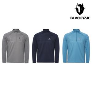 [블랙야크] 등산 간절기 기능성 남성 티톤 집업 긴팔티 1 1BYZTFU002