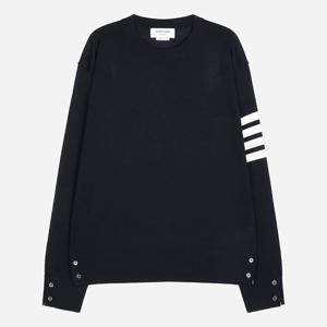 [톰브라운]5F MKA002A Y1014 415 사선 울 니트 네이비