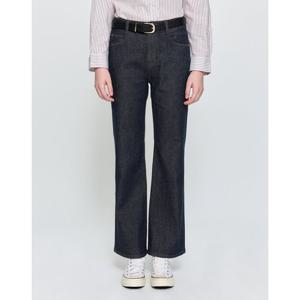 헤지스 여성  Essential 부츠컷 생지 데님 팬츠 네이비 HSPA5D782N3