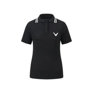 캘러웨이골프반팔티 LQS CWSO24M601_BK 여성 여름 트리플트랙 스카시 반팔니트