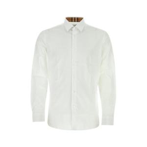버버리 스트레치 코튼 셔츠 8071465 A1464 White
