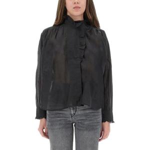 이자벨마랑에뚜왈 블라우스 셔츠 HT0001FC B3J04E01BK BLACK