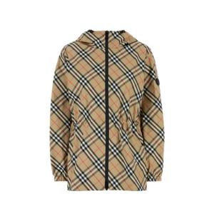 버버리 베이지 체크 워스터블 바람막이 자켓 8110303