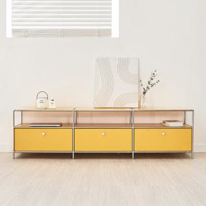 라이 거실장 티비다이 받침대 낮은 수납장 모듈 테이블 (착불)