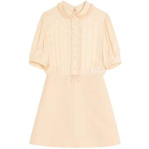 발렌티노 가라바니 미디 원피스 6B0VADJ1 1CFET5 Beige