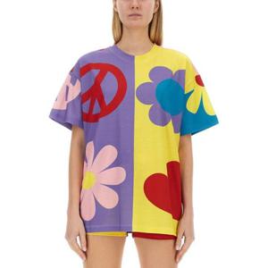 모스키노 반팔 티셔츠 07043262 1888 Multicolor