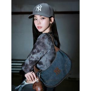 MLB  (3ABQMV35N-50INS) 공용 데님 배색 호보백