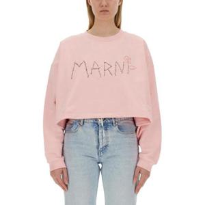 마르니 긴팔 티셔츠 FLJE0198S1 UTC27500C16 Pink