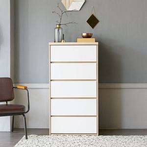 마리메종 글로시 600 5단 서랍장_착불