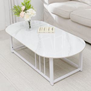 가니 포세린 세라믹 소파 높은 테이블 타원형 상판 1200 (착불)