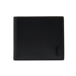 [생 로랑][생로랑]타이니 모노그램 블랙 반지갑 (607727 1JB0U 1000)