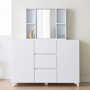 고니 와이드 화장대 수납 거울 서랍형 1200 (착불)