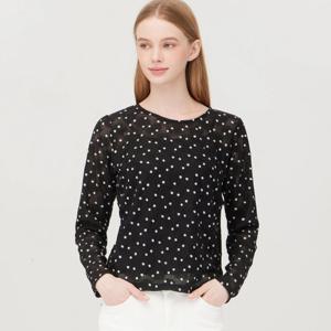 베네통  링클 시스루 티셔츠 BATSE2541