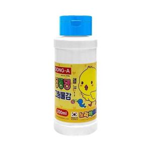 동아 단색물감 딩동댕물감 하늘/200ml 갑(12개입)