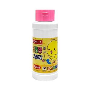동아 단색물감 딩동댕물감 분홍/200ml 갑(12개입)