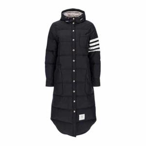 톰브라운 후드 코트 패딩 자켓 네이비 여성 FOD025X 05222 415