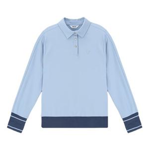 여성 골프 폴로 조직물 블루종 티셔츠 VLTSP901