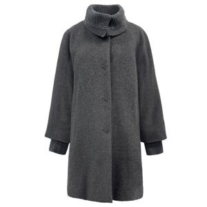 [조순희]니트블럭 알파카 블랜드 코트 (FNWC435)