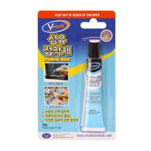 (브이텍) 섬유 글루 VT-136 의류용/20g 갑(12개입