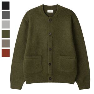 남자 아르테 라운드 포켓 버튼 가디건 SG-CA-Q084-카키