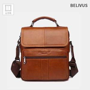 빌리버스 남자 남성 데일리 천연소가죽 비지니스 크로스백 BBPB018