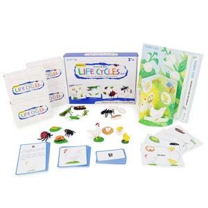 (가베가족)KS4254 몬테소리플러스 라이프사이클 피규어 블루