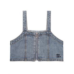 [티파니(정상)]블루 데님 뷔스티에(T54KBV010)