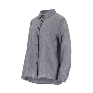 [피에이티]잔체크 풀오픈 블라우스 1L62502