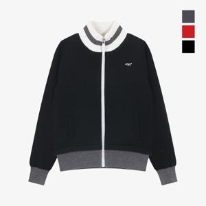 클라우스 레이어드 방풍 니트 여성 골프 집업자켓 FH25WW2505_BK