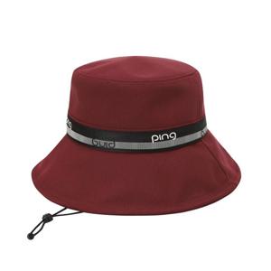 [핑]여성 로고 라인 버킷햇 121E3CP055_BR