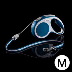강아지자동리드줄 플렉시 바리오 코드타입 5m 블루 (M) (강아지 리드줄) 자동줄