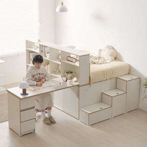 포포 슬라이딩 높은 빅수납침대 프레임SS 풀세트 1200 (착불)