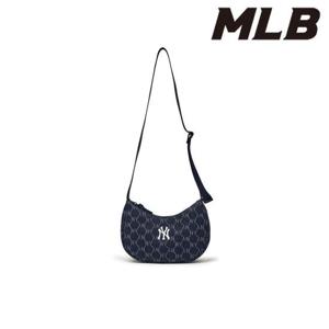 MLB (3ABQMV45N-50INS) 다이아 모노그램 데님 JQD 호보백