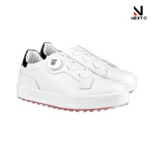 넥스트큐 어센틱 다이얼락 소가죽 남성 골프화