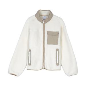 [뱅뱅]여성 하이넥 배색 뽀글이 점퍼 CUL505