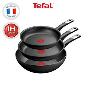 테팔 인덕션 퍼펙트터치 3종(팬20+팬24+웍28)
