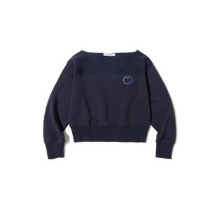 시티브리즈 보트넥 하트 스웨트 셔츠 BB CTH3SW07 DV MG