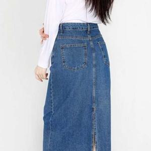 롱치마DJJ803 뒤트임 치마 스커트 데님스커트