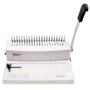 그레이트 링제본기 미니 스타361 제본기 링제본기.수동제본기 플라스틱링 재단기 천공기 프라스틱링 제본표지 사무기기 사무용품 회사 사무실 휴지