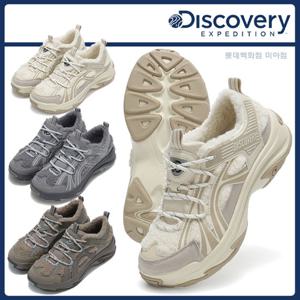 디스커버리 25년 신상 여성 웨이브샌디 FUR 방한 슈즈/키높이신발/플리스운동화/겨울방한화 DXMIA DXSH6215N