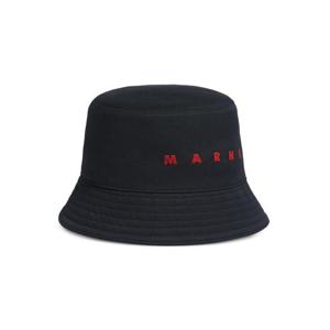 26SS Marni 버켓 모자 with 로고 CLZC0110S0UTC31100N99 TP565401390
